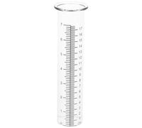 Outanaya Lot de 2 pluviomètres en Verre Borosilicate cylindrique 8,27 Pouces pour mesures précises en Agriculture et études météorologiques avec échelle Claire
