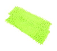 Outanaya Lot de 2 Têtes de Balai de Rechange Vertes, Serpillères Pratiques en Microfibre Absorbante, Chiffon de Nettoyage pour Balai Plat, Accessoires pour Vadrouille, Nettoyage Maison