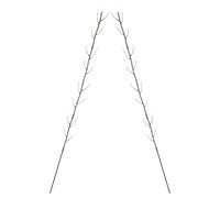 Outanaya Lot de 2 Tuteurs en PP de 100 Cm pour Plantes Grimpantes, Support Décoratif de Branche D’Arbre, Cadre Grimpant pour Jardin, Balcon et Intérieur, Treillis Robuste pour Fleurs