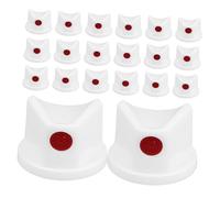 Outanaya Lot de 25 Embouts De Buse pour Aérosol Peinture, Capuchons Imperméables, Compatibles Pulvérisateurs Peinture Hvlp, Accessoires pour Travaux De Rénovation Et Graffiti