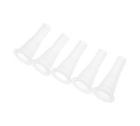 Outanaya Lot de 5 Embouts de Paille en Silicone pour Gobelet Réutilisable, Design Détachable, Résistant la Déformation, Compatibles Bouteilles Sportives et Pailles Longues