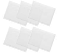 Outanaya Lot de 6 Pochettes Adhésives Transparentes pour Documents 13X10 CM Porte-Permis de Stationnement Autocollant pour Pare-Brise de Voiture Protection Papier Multifonctionnelle pour