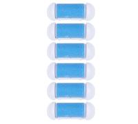 Outanaya Lot de 6 Têtes de Rechange Bleues pour Lime à Pieds Électrique, Accessoires de Pédicure pour Élimination des Peaux Mortes, Rouleaux de Remplacement pour Soin Professionnel