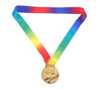 Outanaya Médaille de Taekwondo en Alliage de Zinc Or avec Ruban Confortable pour Compétitions D’Arts Martiaux, Brillance Solide et Design Élégant pour Divers Tournois