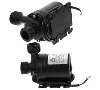 Outanaya Mini Pompe à Eau Submersible sans Balais 2pcs, Pompe de Circulation D'étang 800l/h en Plastique Noir, pour Fontaine et Piscine, pour Fête