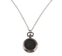 Outanaya Montre de Poche Rétro Vintage en Alliage Marron Fonction de Précision, Pendentif Chic pour Shopping et Soirée, Présent pour Hommes et Femmes