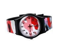 Outanaya Montre Garçon Fille Analogique Camouflée Légère avec Bracelet PVC Confortable et Facile à Lire pour Garçon Fille Montre Éducative Étanche