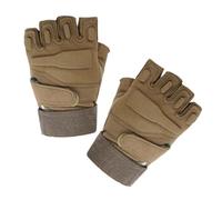 Outanaya Moufles Demi-Doigts Tactiques Chauds pour Cyclisme et Sports de Plein Air Taille M Couleur Verte Antichoc Respirants et Antidérapants Adaptés à la Randonnée et Équitation