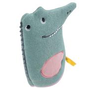 Outanaya Moufles Exfoliantes de Bain Bébé, Double Face, Taille Unique, Couleur Verte, Éponge pour Toilette Tout-petits, Accessoire pour Garçon et Filles, Mousse Douce et Exfoliation