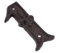 Outanaya Numéro de Porte en Fonte Vintage 1 Chiffre Maison Décoratif Métal Vis Numéro D'adresse Robuste pour Extérieur Bricolage Façade Jardin Porte Chambre