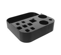 Outanaya Organisateur de Toilettage Noir en Plastique Compartiment Polyvalent et Design Gain de Place pour Table de Toilettage et Séance de Beauté Animale