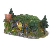 Outanaya Ornement Verte ou Aquarium pour Maison Hobbit Forme en Résine Décoration Créative Sûre Poisson, pour Aquarium à Domicile ou Boutique | 1 Pièce, Forme Maison, Usage Aquarium et Bac à Poissons, Décor D’intérieur pour Maison ou Magasin