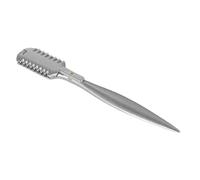 Outanaya Peigne à Cheveux Double Face en Métal Tondeuse à Cheveux pour Coupe Fine Peigne Coupe-Cheveux Clairsemés Outil Professionnel pour Salon et Usage Personnel Léger et Portable