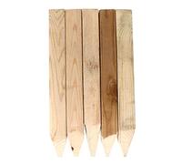 Outanaya Piquets en Bois De Mesure Et Enjeux De Clôture De Jardin pour Travaux De Terrain, Lot De 5 Pièces, Bois Traité, Faciles à Planter, Usage Jardin Et Arpentage