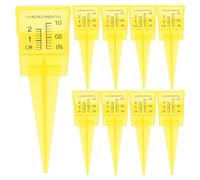 Outanaya Pluviomètre Extérieur en Plastique 38 CM 9 Pièces Coupelles de Mesure pour Arrosage Jardin Pelouse Outil Précis de Mesure des Précipitations pour Gestion Efficace de l’Eau