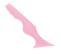 Outanaya Pochoir Eyeliner Silicone Réutilisable Rose Outil Maquillage Multifonction pour Dessin Sourcils Mascara et Rouge à Lèvres Applicateur Doux et Facile à Nettoyer Accessoires