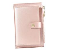 Outanaya Porte-Monnaie Zippé Femme Cuir PU Perlé avec Multi-Portes Cartes Porte-Cartes Créatif Compact pour Billets et Tickets pour Voyage et Shopping