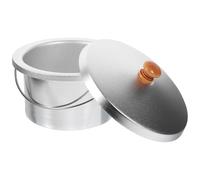 Outanaya Pot Intérieur Antiadhésif 600cc en Aluminium avec Couvercle, Ensemble 2 Pièces pour Chauffe-cire, Récipient Fondre la Cire, Accessoire Sûr et Résistant aux Hautes Températures