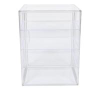 Outanaya Présentoir à Pâtisserie Réglable Avec Porte Magnétique Compartiment De Rangement Transparent Pour Sur Comptoir De Cuisine