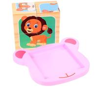 Outanaya Puzzle Bois Cube Faces Animaux Forêt Éducatif Précoce Coordination Motrice pour Garçon Fille Jeu Interactif Parent-garçon Fille Cadeau Apprentissage