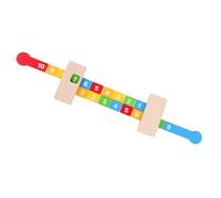 Outanaya Règle Numérique en Bois 10 Pièces Éducatif D’Apprentissage des Mathématiques Décomposition des Nombres Développement de L’Intelligence Mathématique pour École et Maison