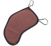 Outanaya Repose-menton Réduit les Irritations 4/4-3/4 pour Violon en Coton Doux Couleur Café, Confortable et Hypoallergénique pour Débutants et Professionnels