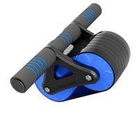 Outanaya Roue Abdominale Automatique Retour, Rouleau D'exercice Bleu pour Musculation Maison, Appareil Fitness pour Entraînement Abdominaux et Perte de Poids, Équipement Compact