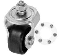 Outanaya Roue Pivotante pour Cric Hydraulique Horizontal 2 Tonnes, Roulettes de Cric de Sol en Métal Robuste, Accessoire de Réparation Compatible Vérin Hydraulique Horizontal, Roue Avant