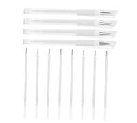 Outanaya Stylo à Tatouer Imperméable Blanc pour Sourcils, 12 Pièces, Outil de Cartographie de Position Professionnel pour Maquillage et Microblading