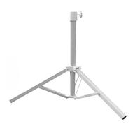 Outanaya Support de Parasol en Fer Base Triangulaire Légère et Vis de Serrage Réglable, pour Fête, Jardin et Plage, Pied de Lestage Robuste pour Parasol