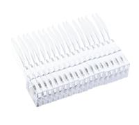 Outanaya Support Ongles Capsules Magnétique en Acrylique 40 Bâtonnets Transparents, pour Présentation et Formation Nail Art en Salon ou Pratique Manucure