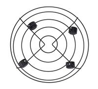 Outanaya Support Pot Fleur Mobile Fer avec Poulie Support Robuste pour Plantes Intérieur Et Extérieur Plateau pour Pots Terre Cuite Volumineux