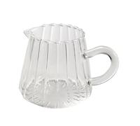 Outanaya Tasse à café multifonction en verre 150ML, forme unique et poignée, décorative, pour café, cappuccino et latte art à usage tabletop et fêtes
