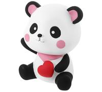 Outanaya Tirelire Panda Créative D’Animal Porte-Monnaie Décoratif Fente Large et Bouchon Amovible Présent Anniversaire et Décoration Bureau 1 Pièce