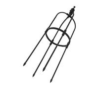 Outanaya Tuteur pour Rosiers Grimpants en Métal 8 MM Noir Treillis Tour 60 CM Hauteur Cercle 20 CM Support Robuste pour Plantes Grimpantes de Jardin et Intérieur