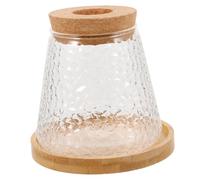 Outanaya Vase Hydroponique pour Plantes Support Multifonctionnel pour Décoration de Mariage et Centre de Table avec Socle et Bouchon Liège