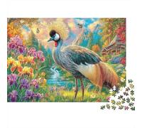 Outarde canepetière Puzzle 1000 Piece pour Adultes Et Adolescents Âgés De 14 Ans Et Plus, Jeu De Défi Intellectuel Puzzles 52x38cm/1000pcs