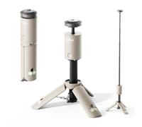 Outask Lampe de camping télescopique, lanterne de camping magnétique pliable avec batterie de 12 000 mAh, lampe de poche télescopique étanche IPX6/IPX7, lampe de camping pour urgence, camping