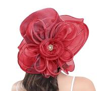 Outback Chapeaux pour homme Chapeau de protection solaire Chapeaux de tonte, Rouge, Taille unique