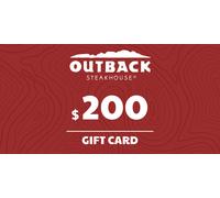 Outback Steakhouse Gift Card 200 USD