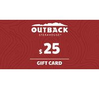Outback Steakhouse Gift Card 25 USD