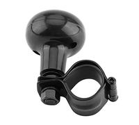 Outbit Bouton de volant, boule de volant, boule de poignée universelle robuste pour voiture, 360 degrés, noir, plastique + métal pour voiture, tracteur, tracteur de pelouse, bateau