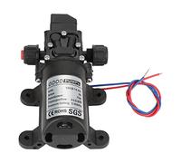 Outbit Pompe auto-amorçante 12 V, pompes à eau DC 12 V 0,9 Mpa 6 L/Min 70 W, membrane haute pression, jardin agriculture irrigation tuyau flexible pour caravane camping boat