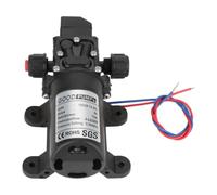 Outbit Pompe auto-amorçante 12 V, pompes à eau DC 12 V 0,9 Mpa 6 L/Min 70 W, membrane haute pression, jardin agriculture irrigation tuyau flexible pour caravane camping boat