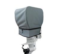 Outboard Cover - Motor Protector | Waterproof Heavy Duty Engine Shield with Adjustable Buckle, Oxford Cloth PVC Coated Guard for Boat Yacht Beach Terrace Balcony Courtyard Porch Storage Protection
