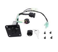 Outboard Key Switch Panel 63D 82570 21 Single Ignition Switch Panel with Key for Outboard High Security Lifespan User Friendly Easy Installation