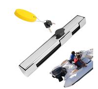 Outboard Motor Lock - Stainless Steel, Adjustable Marine Engine Guard with Heavy-Duty Security, Boat Safety Accessory, Anti-Theft Motor Clamp, Yacht Hardware Protector for Secure Watercraft Docking