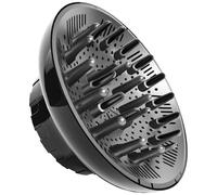 Outccogo Diffuseur de cheveux pour sèche-cheveux, diffuseur de cheveux pour cheveux bouclés, diffuseur de cheveux, diffuseur de sèche-cheveux, buse universelle de 3,6 à 6,6 cm, noir