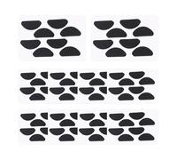 Outd00 Lot de 10 plaquettes de nez en silicone antidérapantes pour lunettes de vue - Coussinets de nez souples et autocollants - Accessoire pour adolescents, femmes, hommes, jeunes filles, intérieur