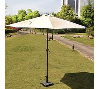 Outdoor 2.7M Iron 8 Ribs Operation Turn to Yard Parasol Outdoor Garden Market S Umbrella Whith Alloy FRA